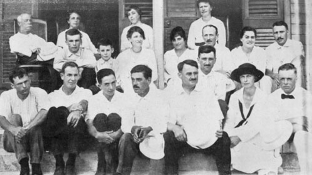 Crew of the University of Iowa Barbados-Antigua Expedition April 23rd, 1918